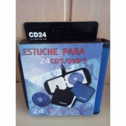 Estuche  Porta Cds Dvd 24...
