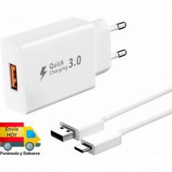 Cargador Usb 18w Carga...