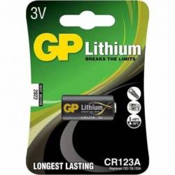 Gp Lithium Cr123a Pack De 1...