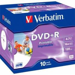 Verbatim Pack De 10 Dvd R...