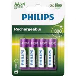 Pack De 4 Pilas Aa Philips...