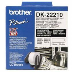 Etiquetas Brother Dk22210