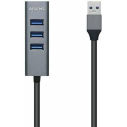 Aisens Hub Usb3.0 Aluminio...