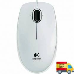 Raton Logitech B100 Blanco...