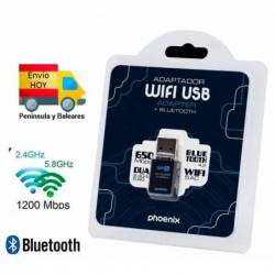 Usb Wifi Y Bluetooth Dual...