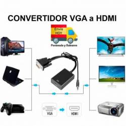 Convertidor Vga A Hdmi Con...