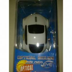 Raton Usb Coche Blanco Con...