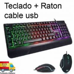 Teclado Y Raton Gaming 3go...