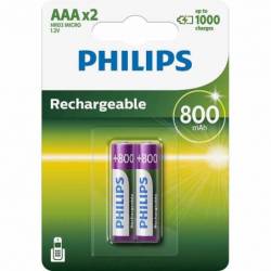 Pilas Philips Recargable...