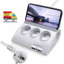 Regleta Sobremesa 5 Tomas...