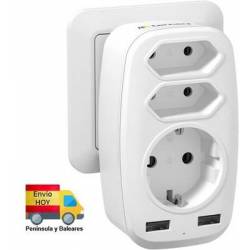 Enchufe Regleta Con 3...