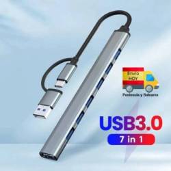 Hub Usb 3.0 7 Puertos...