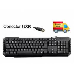 Teclado Pc Ordenador Cable...