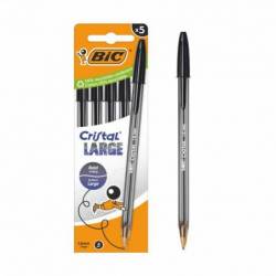 Bic Cristal Large Pack De 5...