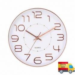 Reloj De Pared 25 Cm Quartz...