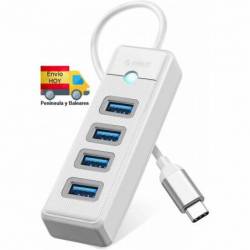 Hub Usb C 3.0 4 Puertos...