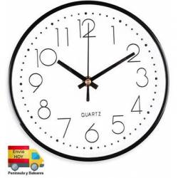 Reloj De Pared 20 Cm Quartz...