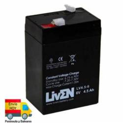 Bateria 6v 4 5ah Plomo...