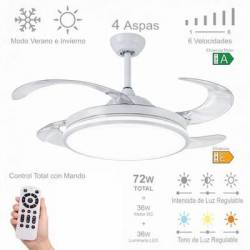 Ventilador De Techo 4 Aspas...