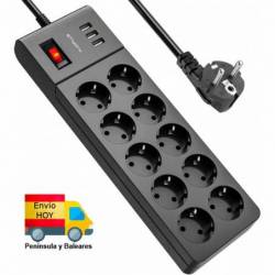 Regleta 10 Enchufes Con...