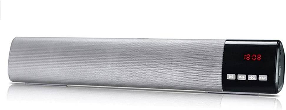 Barra de Sonido 10W SkinnyBar (Bluetooth, AUX, Micro USB, Diseño Elegante) - Plata